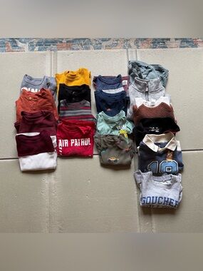 Bundle of Boys 2T Long Sleeve Shirts & Sweaters
